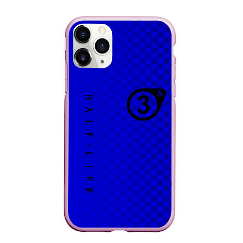 Чехол iPhone 11 Pro матовый Half life 3 logo games / 3D-Розовый – фото 1