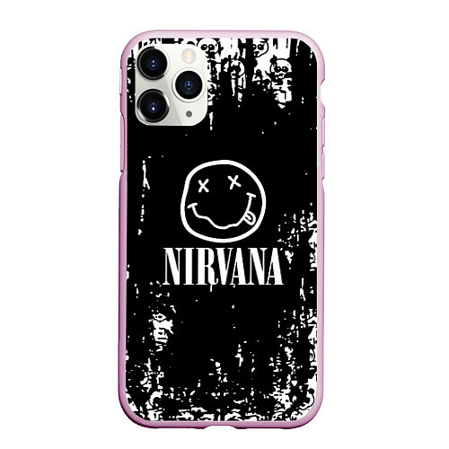 Чехол iPhone 11 Pro матовый Nirvana teddy / 3D-Розовый – фото 1