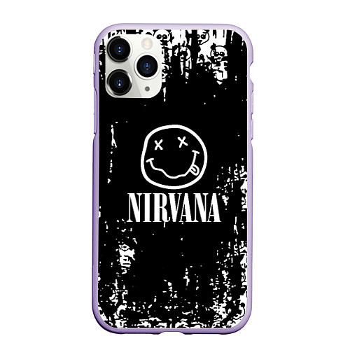Чехол iPhone 11 Pro матовый Nirvana teddy / 3D-Светло-сиреневый – фото 1