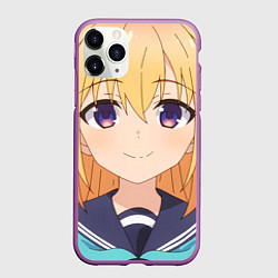 Чехол iPhone 11 Pro матовый Моя подруга олениха Нокотан Торако Коси, цвет: 3D-фиолетовый