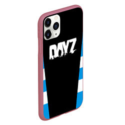 Чехол iPhone 11 Pro матовый Dayz геометрия, цвет: 3D-малиновый — фото 2