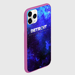 Чехол iPhone 11 Pro матовый Detroit become human space, цвет: 3D-фиолетовый — фото 2