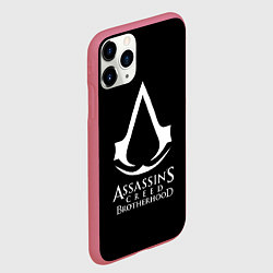 Чехол iPhone 11 Pro матовый Assassins Creed brotherhood, цвет: 3D-малиновый — фото 2