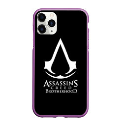 Чехол iPhone 11 Pro матовый Assassins Creed brotherhood, цвет: 3D-фиолетовый