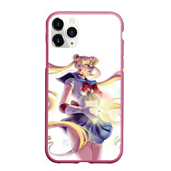 Чехол iPhone 11 Pro матовый Сейлор Мун Sailor Moon, цвет: 3D-малиновый