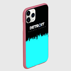 Чехол iPhone 11 Pro матовый Detroit become human rk800, цвет: 3D-малиновый — фото 2