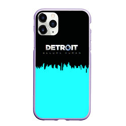 Чехол iPhone 11 Pro матовый Detroit become human rk800, цвет: 3D-светло-сиреневый