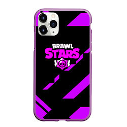 Чехол iPhone 11 Pro матовый Brawl stars geometry