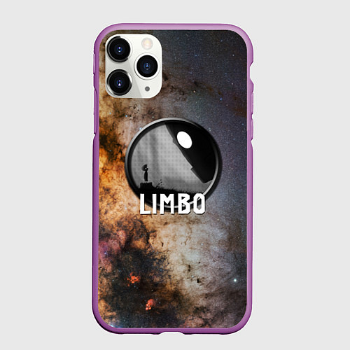 Чехол iPhone 11 Pro матовый Limbo space roglike / 3D-Фиолетовый – фото 1