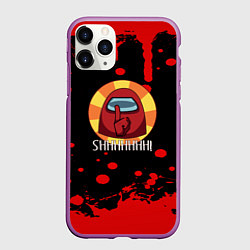 Чехол iPhone 11 Pro матовый Amomg us краски