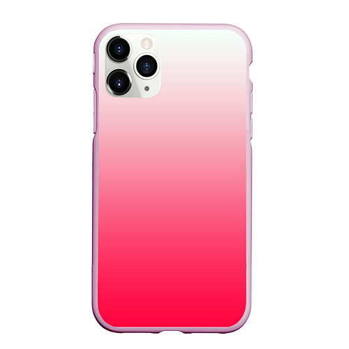 Чехол iPhone 11 Pro матовый Розовый градиент / 3D-Розовый – фото 1