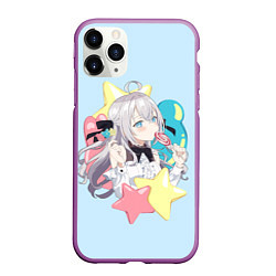 Чехол iPhone 11 Pro матовый Алиса - Аля иногда кокетничает со мной по-русски