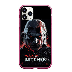 Чехол iPhone 11 Pro матовый The Witcher dark style