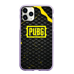 Чехол iPhone 11 Pro матовый PUBG броня краски, цвет: 3D-светло-сиреневый