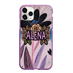 Чехол iPhone 11 Pro матовый Alena roses, цвет: 3D-фиолетовый