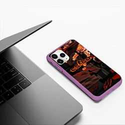 Чехол iPhone 11 Pro матовый CSGO howl kase, цвет: 3D-фиолетовый — фото 2