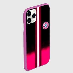 Чехол iPhone 11 Pro матовый Бавария Мюнхен текстура, цвет: 3D-фиолетовый — фото 2