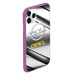 Чехол iPhone 11 Pro матовый Opel стальная геометрия, цвет: 3D-фиолетовый — фото 2