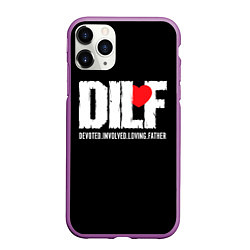 Чехол iPhone 11 Pro матовый DILF - devoted involved loving father