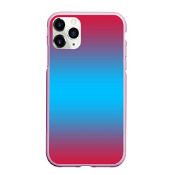 Чехол iPhone 11 Pro матовый Neon gradeinet, цвет: 3D-розовый