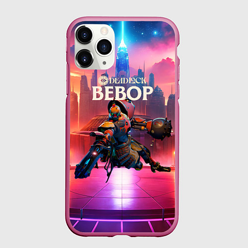 Чехол iPhone 11 Pro матовый Deadlock Bebop / 3D-Малиновый – фото 1