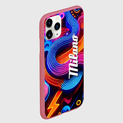 Чехол iPhone 11 Pro матовый Colourful abstraction - Milano, цвет: 3D-малиновый — фото 2