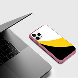 Чехол iPhone 11 Pro матовый Сокрушу пред ним врагов его большой герб, цвет: 3D-малиновый — фото 2