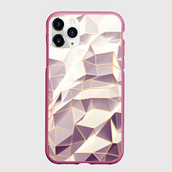 Чехол iPhone 11 Pro матовый Геометрия в стиле премиум