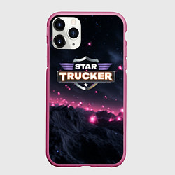 Чехол iPhone 11 Pro матовый Star Trucker logo space