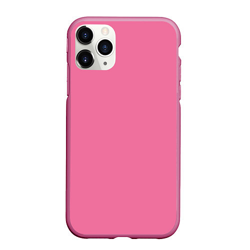 Чехол iPhone 11 Pro матовый Эмоция стыда - розовый / 3D-Малиновый – фото 1