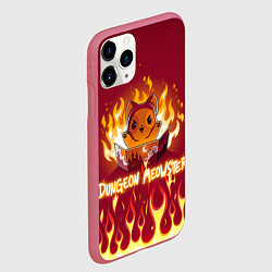 Чехол iPhone 11 Pro матовый Mr DnD Meowster, цвет: 3D-малиновый — фото 2