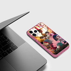 Чехол iPhone 11 Pro матовый Герои Arcane, цвет: 3D-малиновый — фото 2