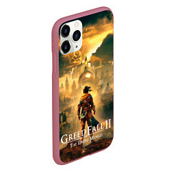 Чехол iPhone 11 Pro матовый Герой Greedfall 2 the dying world, цвет: 3D-малиновый — фото 2