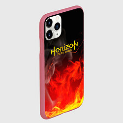 Чехол iPhone 11 Pro матовый Horizon: Zero Dawn fire, цвет: 3D-малиновый — фото 2