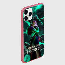 Чехол iPhone 11 Pro матовый Lady Geist Deadlock, цвет: 3D-малиновый — фото 2