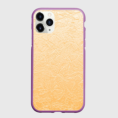 Чехол iPhone 11 Pro матовый Золотое руно / 3D-Фиолетовый – фото 1