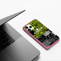 Чехол iPhone 11 Pro матовый Counter strike game skin, цвет: 3D-малиновый — фото 2