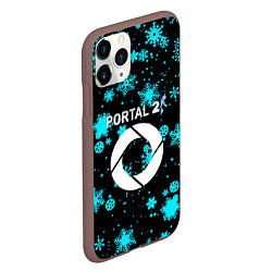 Чехол iPhone 11 Pro матовый Portal winter, цвет: 3D-коричневый — фото 2