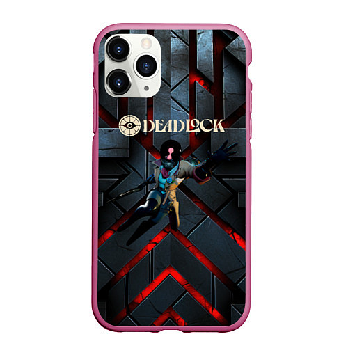 Чехол iPhone 11 Pro матовый Paradox Deadlock / 3D-Малиновый – фото 1