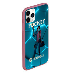 Чехол iPhone 11 Pro матовый Pocket Deadlock, цвет: 3D-малиновый — фото 2