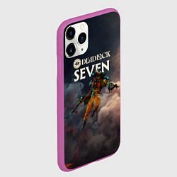 Чехол iPhone 11 Pro матовый Deadlock Seven, цвет: 3D-фиолетовый — фото 2