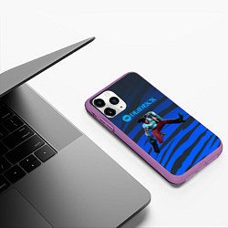 Чехол iPhone 11 Pro матовый Deadlock Shiv, цвет: 3D-фиолетовый — фото 2