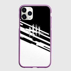 Чехол iPhone 11 Pro матовый DBD t horror, цвет: 3D-фиолетовый