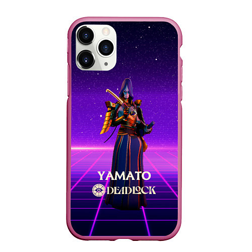 Чехол iPhone 11 Pro матовый Yamato Deadlock / 3D-Малиновый – фото 1