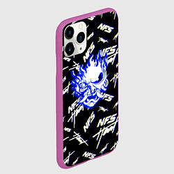 Чехол iPhone 11 Pro матовый NFS samurai logo, цвет: 3D-фиолетовый — фото 2
