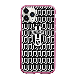 Чехол iPhone 11 Pro матовый Juventus fc pattern