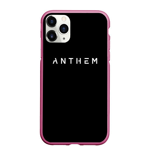 Чехол iPhone 11 Pro матовый Anthem bioware / 3D-Малиновый – фото 1