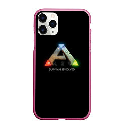 Чехол iPhone 11 Pro матовый Ark: Survival Evolved logo rpg