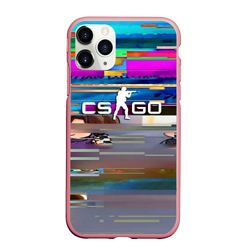 Чехол iPhone 11 Pro матовый CSGO текстура скин / 3D-Баблгам – фото 1