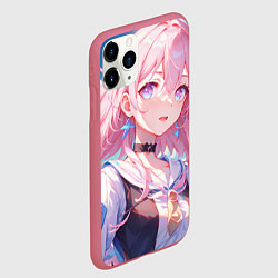 Чехол iPhone 11 Pro матовый Honkai Star Rail March 7th beauty, цвет: 3D-малиновый — фото 2